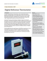 Thumbnail of document Data Sheet - FD Digital Reference Thermometer (DART)